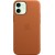 iPhone 12 mini Leather Case with MagSafe - Saddle Brown - Metoo (2)
