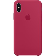 Чехол для смартфона Apple iPhone X Silicone Case - Rose Red