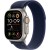 49mm Blue Trail Loop - S/<wbr>M - Natural Titanium Finish - Metoo (2)