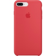 iPhone 8 Plus / 7 Plus Silicone Case - Red Raspberry