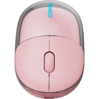 CANYON mouse OnClick 24 BT/ Wireless Transparent/Pink в Metoo.kz - Metoo (9)