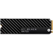 WD SSD BLACK SN750 500Gb M.2 2280 NVMe Read/Write: 3430 / 2600 MB/s, 420k/380k IOPS, TBW 300TB Heatsink