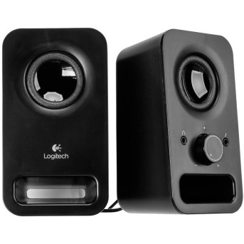 LOGITECH Z150 Stereo Speakers - MIDNIGHT BLACK - 3.5 MM - UK - Metoo (1)