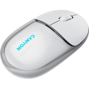 CANYON mouse OnClick 24 BT/ Wireless Transparent/White в Metoo.kz - Metoo (6)