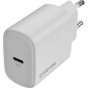 CANYON charger OnCharge 200 20W 1xPD EU White в Metoo.kz - Metoo (4)