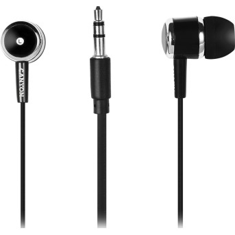 CANYON headphones EPM-01 Mic 1.2m Black - Metoo (2)