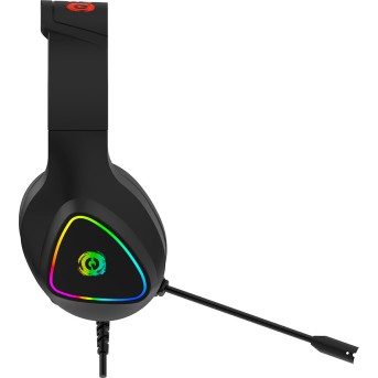 CANYON Shadder GH-6, RGB gaming headset with Microphone, Microphone frequency response: 20HZ~20KHZ, ABS+ PU leather, USB*1*3.5MM jack plug, 2.0M PVC cable, weight: 300g, Black - Metoo (6)