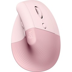LOGITECH Lift Bluetooth Vertical Ergonomic Mouse - ROSE/<wbr>DARK ROSE