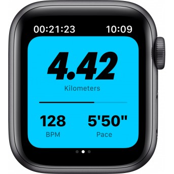 Apple Watch Nike Series 6 GPS, 40mm Space Gray Aluminium Case with Anthracite/<wbr>Black Nike Sport Band - Regular, Model A2291 - Metoo (12)