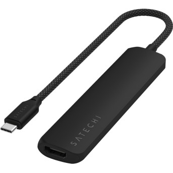 SATECHI 6-in-1 USB-C Slim Multiport Adapter (Black) - Metoo (2)