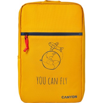 CANYON cabin size backpack for 15.6" laptop,polyester,yellow - Metoo (1)