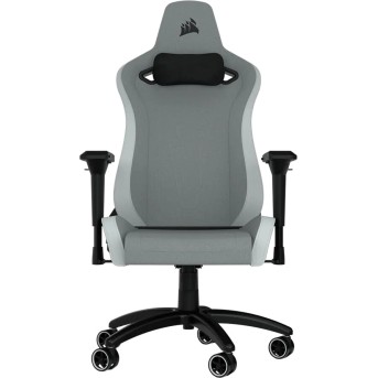 CORSAIR TC200 Soft Fabric Gaming Chair, Standard Fit - Light Grey/<wbr>White - Metoo (1)