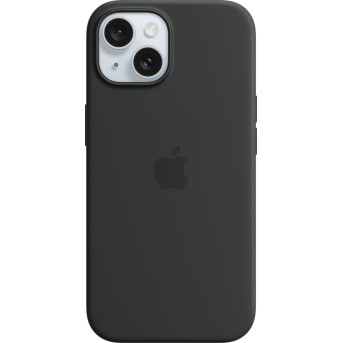 iPhone 15 Silicone Case with MagSafe - Black,Model A3123 - Metoo (1)
