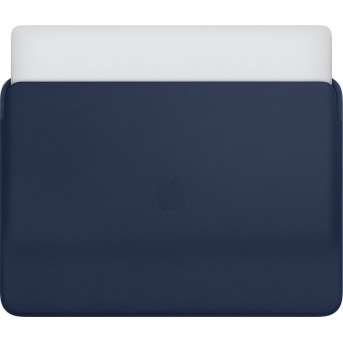 Leather Sleeve for 16-inch MacBook Pro – Midnight Blue - Metoo (3)