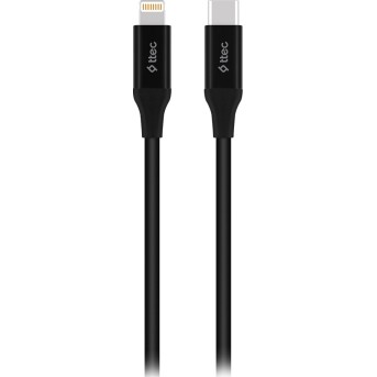 ttec AlumiCable Type-c - Lightning Fast Charging Cable 150cm , Black - Metoo (1)