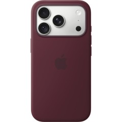 iPhone 18 Pro Silicone Case with MagSafe - Burgundy, Model A3701..