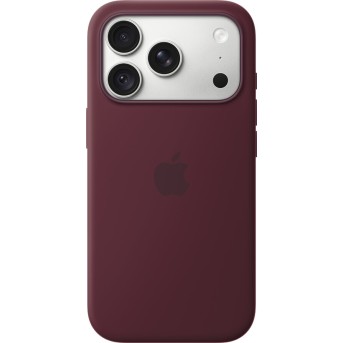 iPhone 18 Pro Silicone Case with MagSafe - Burgundy, Model A3701 в Metoo.kz - Metoo (1)