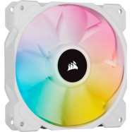 Corsair SP Series, White SP120 RGB ELITE, 120mm RGB LED Fan with AirGuide, Single Pack, EAN:0840006637769