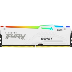 Kingston DRAM 32GB 5200MT/s DDR5 CL40 DIMM FURY Beast White RGB XMP..