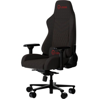 LORGAR Ace 422, Gaming chair, Anti-stain durable fabric, 1.8 mm metal frame, multiblock mechanism, 4D armrests, 5 Star aluminium base, Class-4 gas lift, 75mm PU casters, Black + red - Metoo (2)