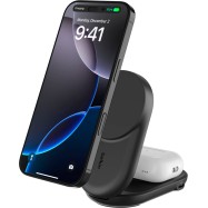 BELKIN 25w Qi2 2-IN-1 Foldable Charger, Black..