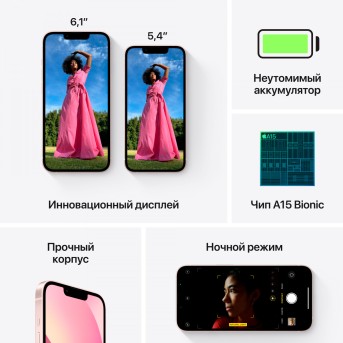 iPhone 13 mini 128GB Pink (Demo), Model A2630 - Metoo (14)