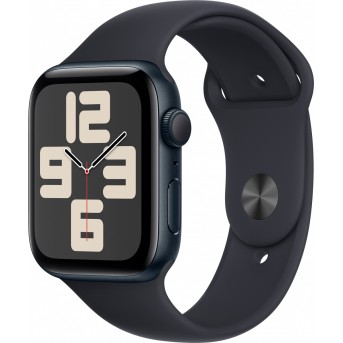 Apple Watch SE GPS 44mm Midnight Aluminium Case with Midnight Sport Band - M/<wbr>L,Model A2723 - Metoo (7)