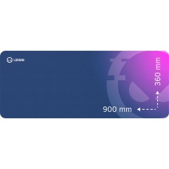 Lorgar Main 139, Gaming mouse pad, High-speed surface, Purple anti-slip rubber base, size: 900mm x 360mm x 3mm, weight 0.6kg