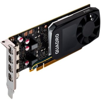 PNY NVIDIA QUADRO 4GB GDDR5, 128-bit, PCIEx16 3.0, mini DP 1.4 x4, Active cooling, TDP 47W, LP, Retail - Metoo (2)