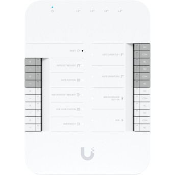 Ubiquiti UA-Hub-Gate advanced Gate Hub enabling seamless gate access control via connected Access readers or Intercom, 2x Gate operator terminals, Lock terminal (12V) for side door, AUX terminal for an external siren в Metoo.kz - Metoo (1)