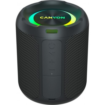 CANYON speaker OnMove 11 IPX6 TWS 20W EQ RGB Black в Metoo.kz - Metoo (2)