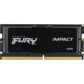 Kingston DRAM 16GB 6400MT/s DDR5 CL38 SODIMM FURY Impact XMP в Metoo.kz - Metoo (1)