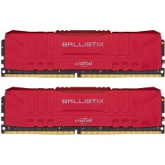 Crucial DRAM Ballsitix Red 2x8GB (16GB Kit) DDR4 3600MT/s CL16 Unbuffered DIMM 288pin Red, EAN: 649528825001
