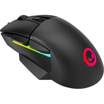 LORGAR Jetter 357, gaming mouse, Optical Gaming Mouse with 6 programmable buttons, Pixart ATG4090 sensor, DPI can be up to 8000, 30 million times key life, 1.8m PVC USB cable, Matt UV coating and RGB lights with 4 LED flowing mode, size:124.90*71.65*41.36 - Metoo (2)