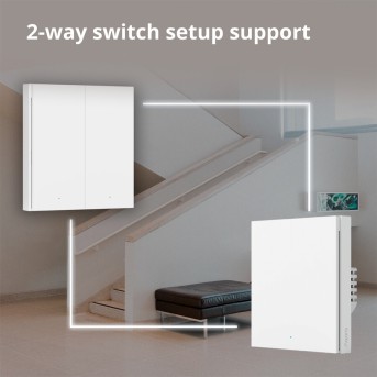 Aqara Smart Wall Switch H1 (no neutral, double rocker): Model No: WS-EUK02; SKU: AK072EUW01 - Metoo (47)