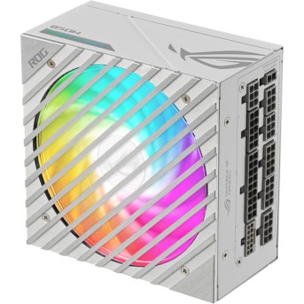 ASUS ROG Loki SFX-L 850W Platinum White Edition PSU, Compact form factor, ATX 3.0, PCIe Gen 5.0 ready, Fully modular, 80 Plus Platinum, Axial-tech fan design, Dual ball fan bearings, 0dB Tech., ARGB-Illuminated fan & Aura Sync, 10-year warranty - Metoo (4)