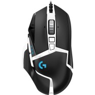 LOGITECH G502 SE Corded Gaming Mouse - HERO - BLACK/WHITE - USB - EWR2