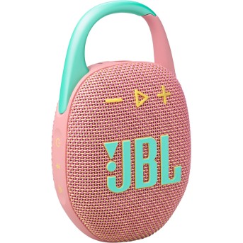 JBL Clip 5 - Portable Bluetooth Speaker with Carabiner - Pink в Metoo.kz - Metoo (1)
