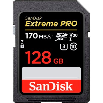 SANDISK Extreme PRO 128GB V60 UHS-II SD cards, 280/100MB/s,V60,C10,UHS-II в Metoo.kz - Metoo (1)