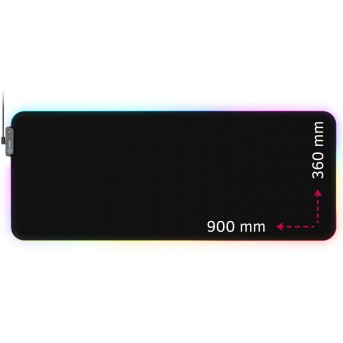 Lorgar Steller 919, Gaming mouse pad, High-speed surface, anti-slip rubber base, RGB backlight, USB connection, Lorgar WP Gameware support, size: 900mm x 360mm x 3mm, weight 0.635kg - Metoo (1)