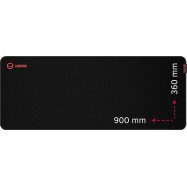 Lorgar Main 329, Gaming mouse pad, Precise control surface, Red anti-slip rubber base, size: 900mm..