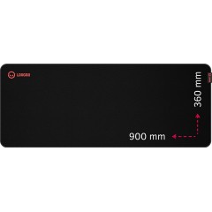 Lorgar Main 329, Gaming mouse pad, Precise control surface, Red anti-slip rubber base, size: 900mm..