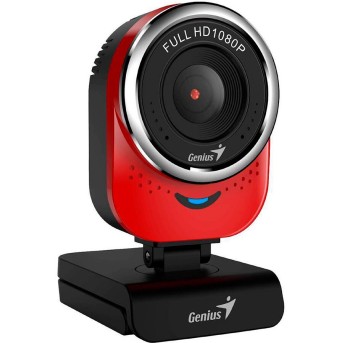 Веб-камера GENIUS QCam 6000, угол обзора 90гр по вертикали, вращение на 360гр, встроенный микрофон, 1080P полный HD, 30 кадр. в сек, поворотное крепление с возможностью крепления на штатив, ноутбук, LCD и ЭЛТ-монитор, интеракт.панель, True Plug&Play.  - Metoo (2)