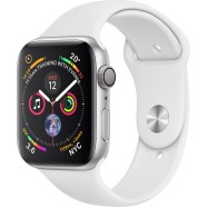 AppleWatch Series4 GPS,40mm Silver Aluminium Case with White Sport Band, Model A1977