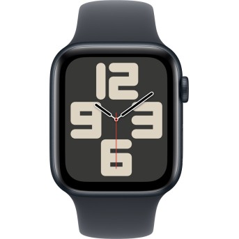 Apple Watch SE 2024 GPS 40mm Midnight Aluminium Case with Midnight Sport Band - S/<wbr>M,Model A2722 - Metoo (2)