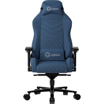 LORGAR Ace 422, Gaming chair, Anti-stain durable fabric, 1.8 mm metal frame, multiblock mechanism, 4D armrests, 5 Star aluminium base, Class-4 gas lift, 75mm PU casters, Blue - Metoo (1)