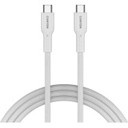 CANYON cable OnWire 60CL C-C 60W COLOR Braided 1m White..