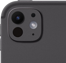 Close-up view of the 12MP Wide back camera on iPad Pro