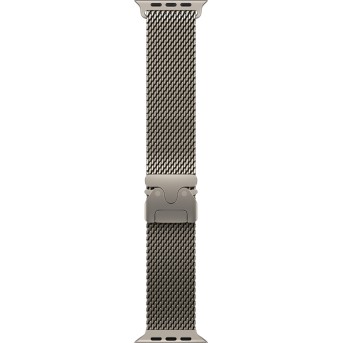 49mm Natural Titanium Milanese Loop - Large в Metoo.kz - Metoo (3)