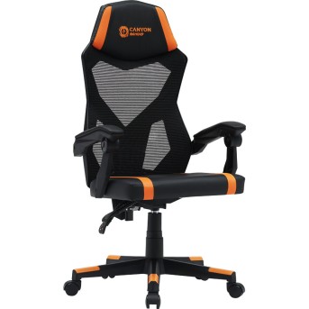 CANYON gaming chair Flow MCH01 Mesh Black Orange - Metoo (2)
